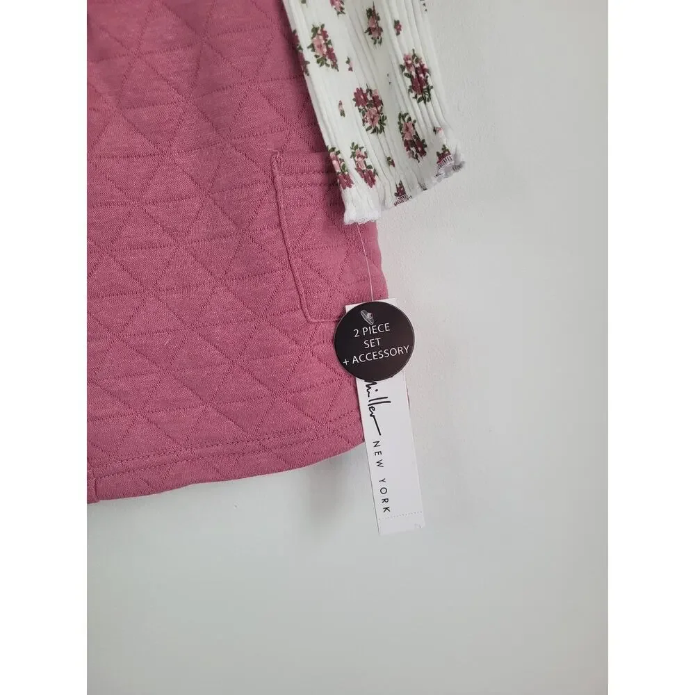 Nicole Miller rose quilted